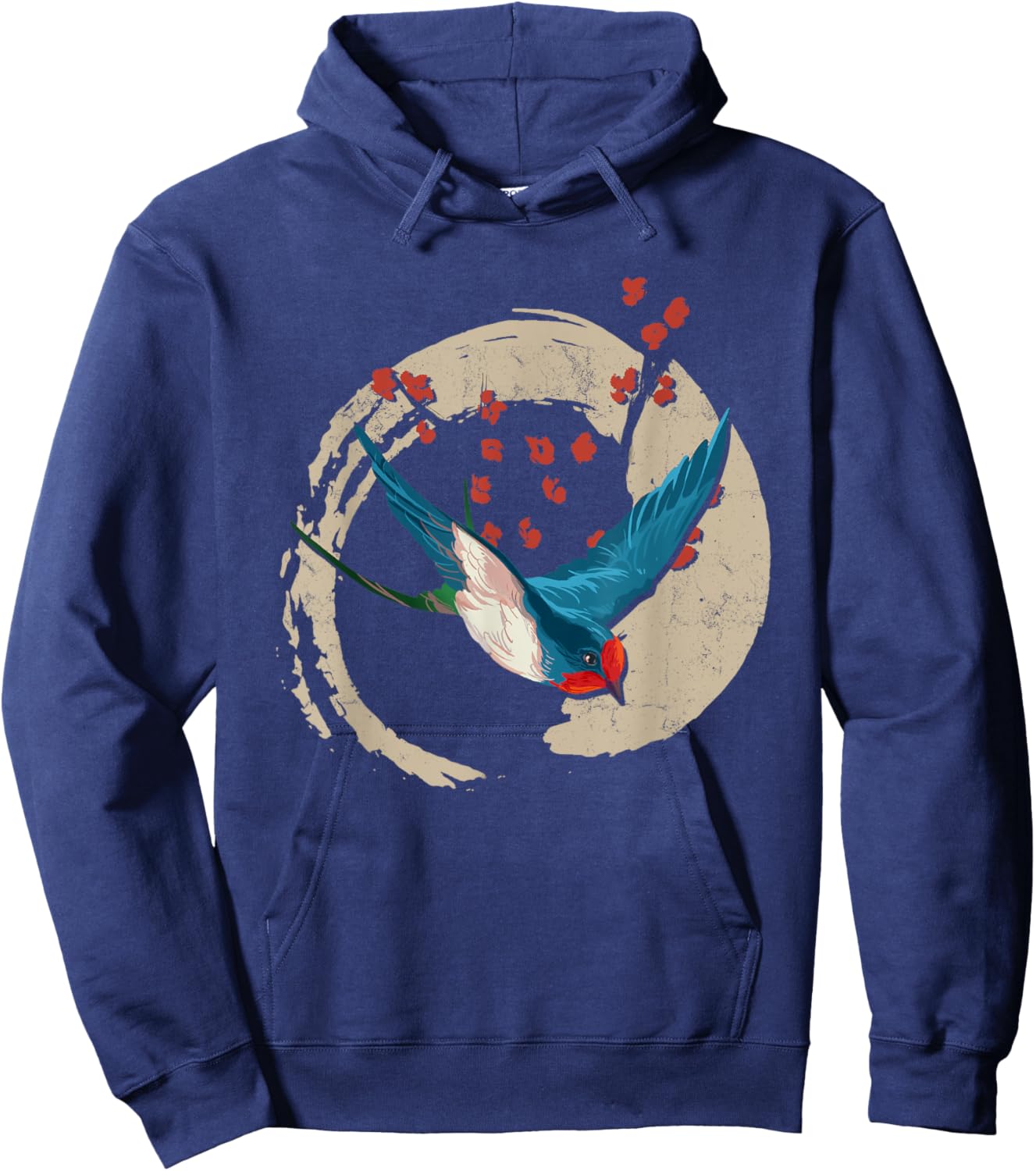 Colorful Swallow | Birds Lover | Nature Swallows Hoodie - Hoodie | Navy