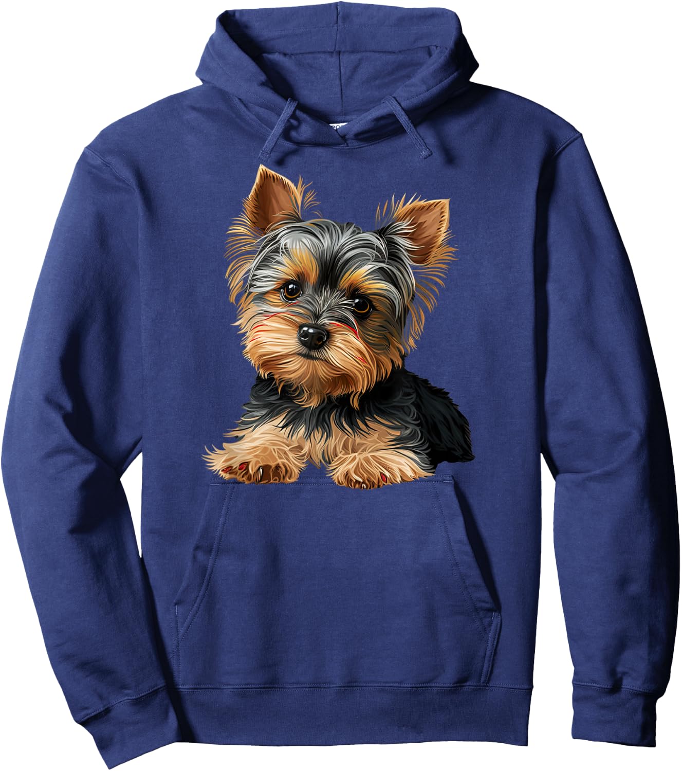 Funny Yorkshire Terrier Cute Puppy Hoodie - Hoodie | Navy