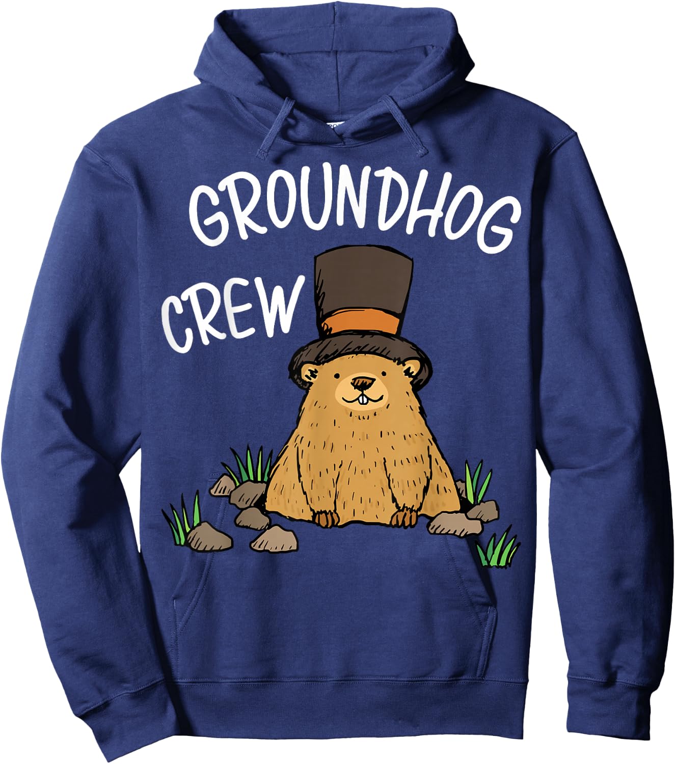 Funny Groundhog day Groundhog Crew for kids Hoodie - Hoodie | Navy