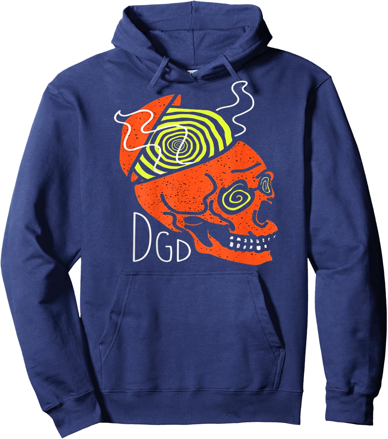 Dance Gavin Dance merch - Dance Gavin Dance - DESIGN ON BACK Hoodie - Hoodie | Navy