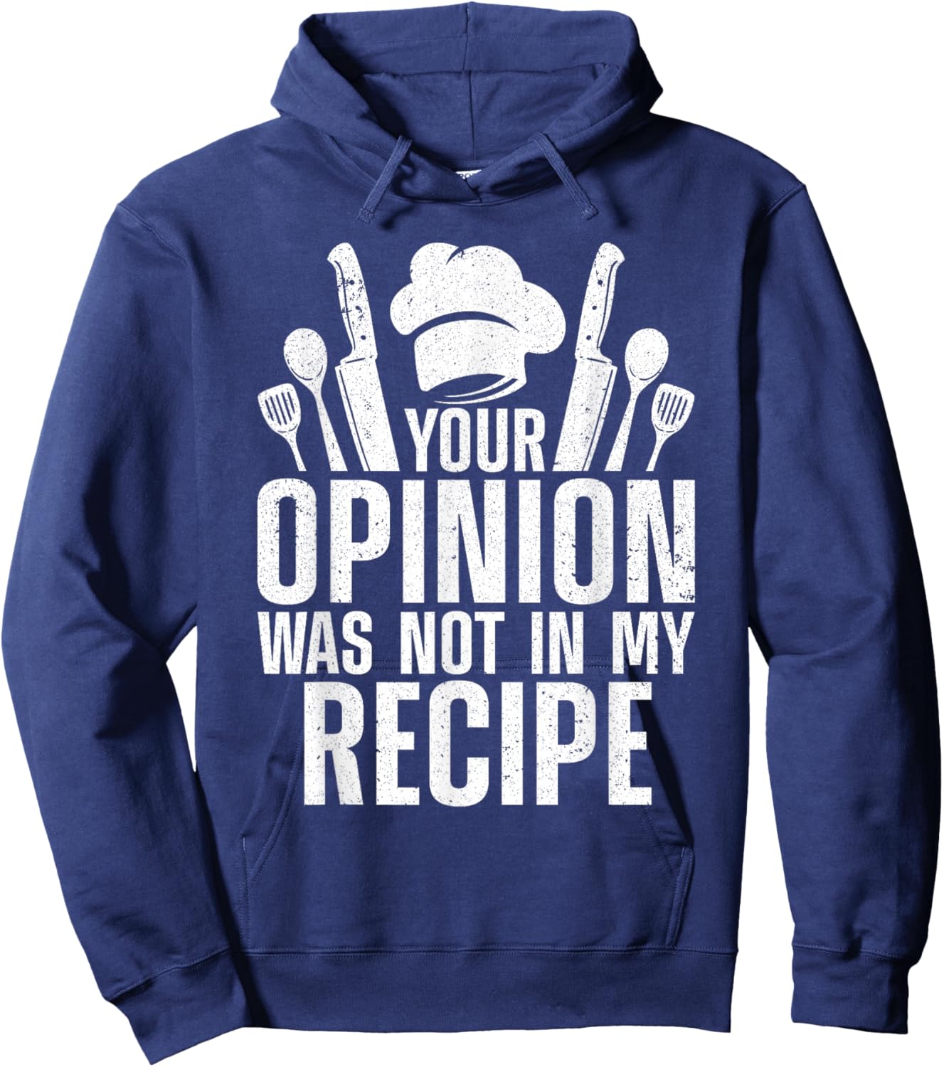Funny Chef Design Women Cooking Lover Culinary Cook Hoodie - Hoodie | Navy