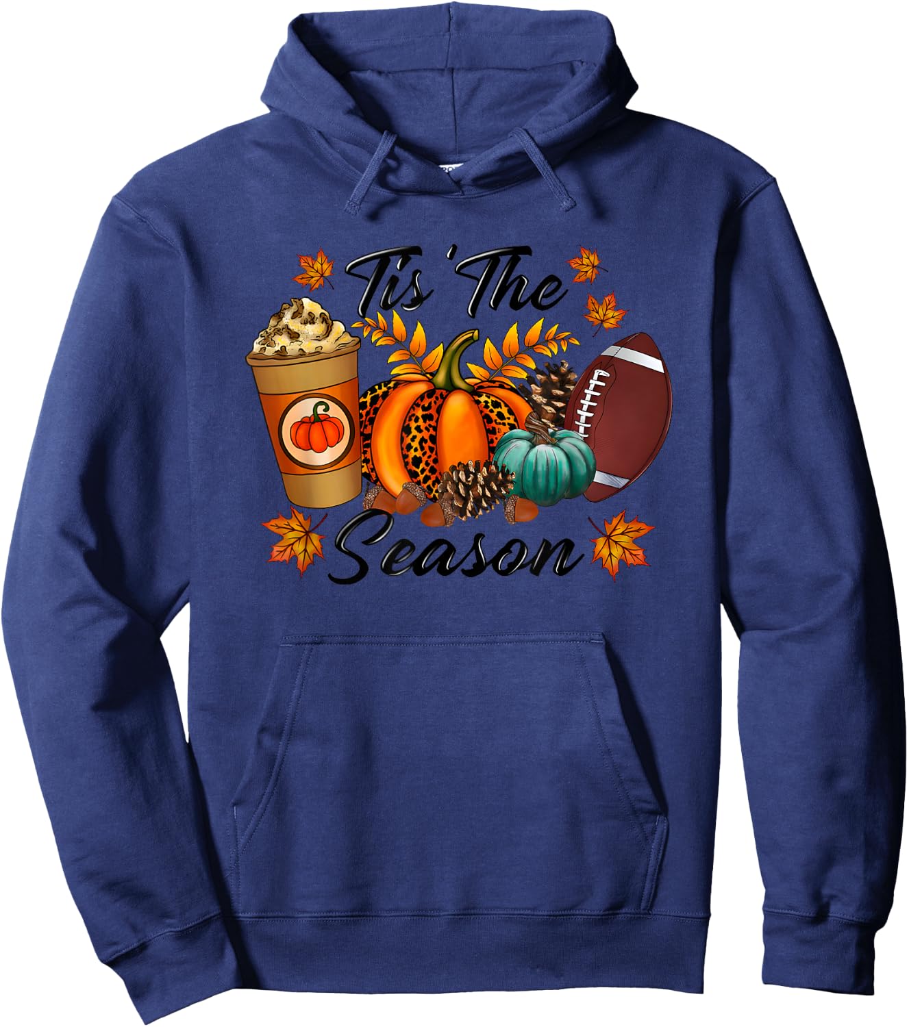 Tis The Season Halloween Hoodie - Hoodie | Navy
