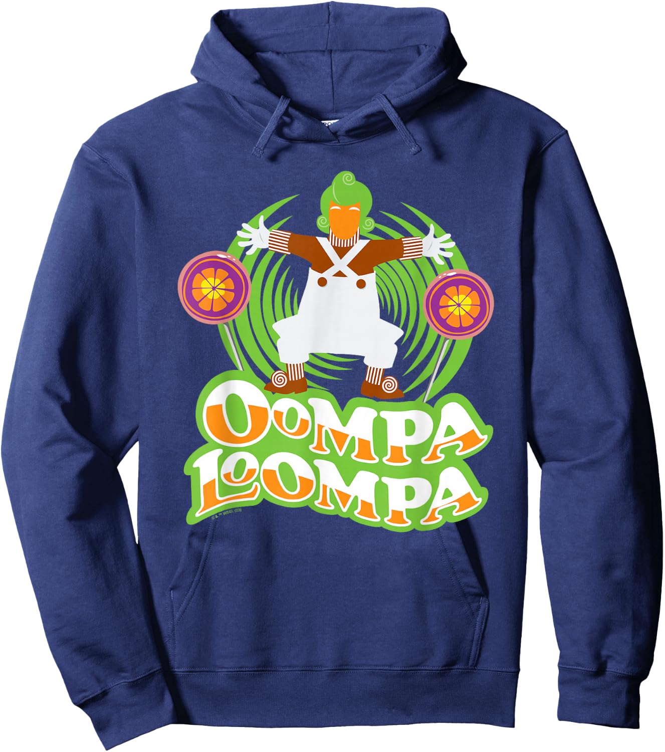 Willy Wonka & The Chocolate Factory - Oompa Loompa Hoodie - Hoodie | Navy