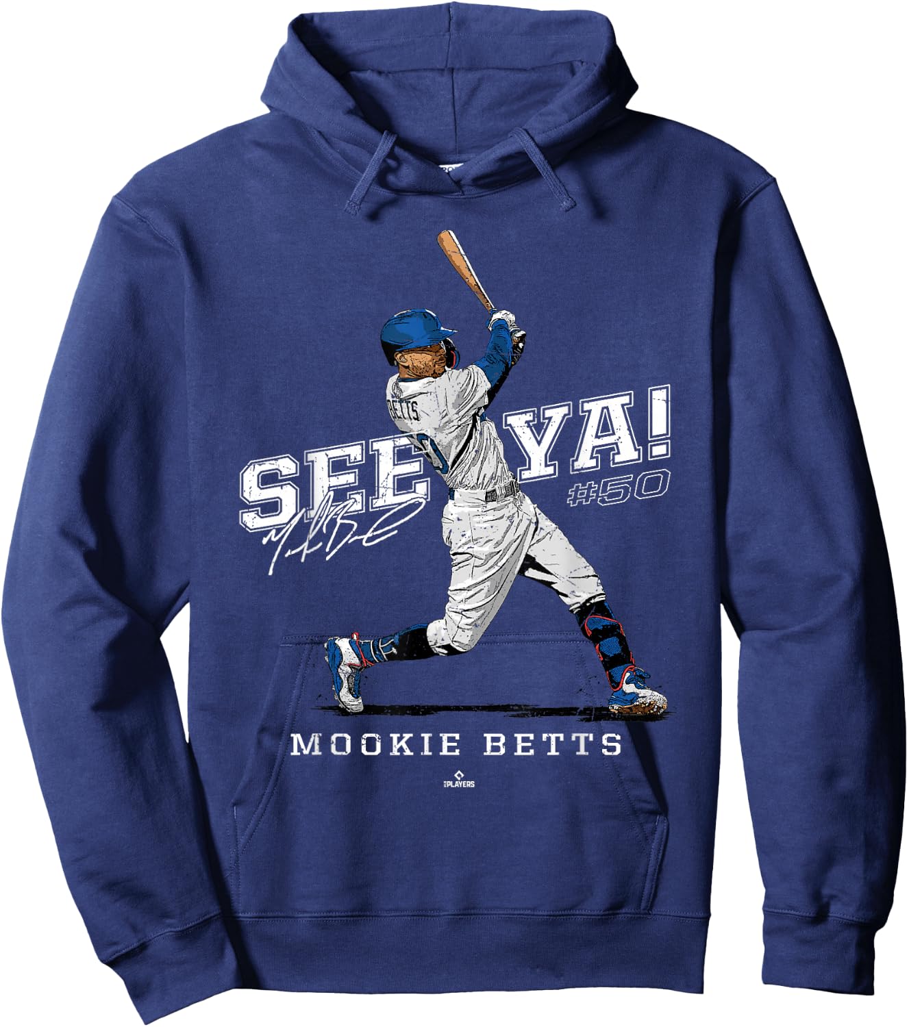 See Ya! Mookie Betts Los Angeles MLBPA Hoodie - Hoodie | Navy