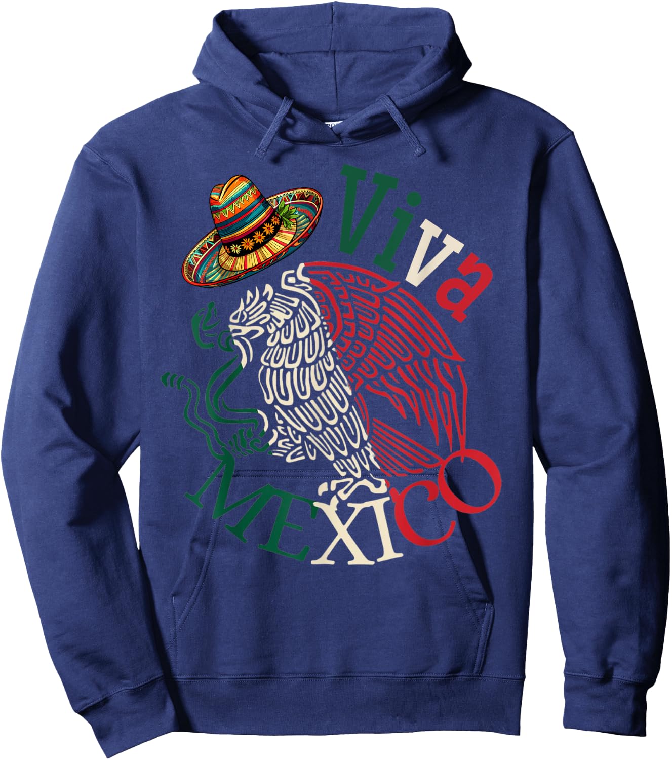 Mexican Independence Day Mexico Eagle Mexico Viva Mexico Women Kids Men Hoodie - Hoodie | Navy
