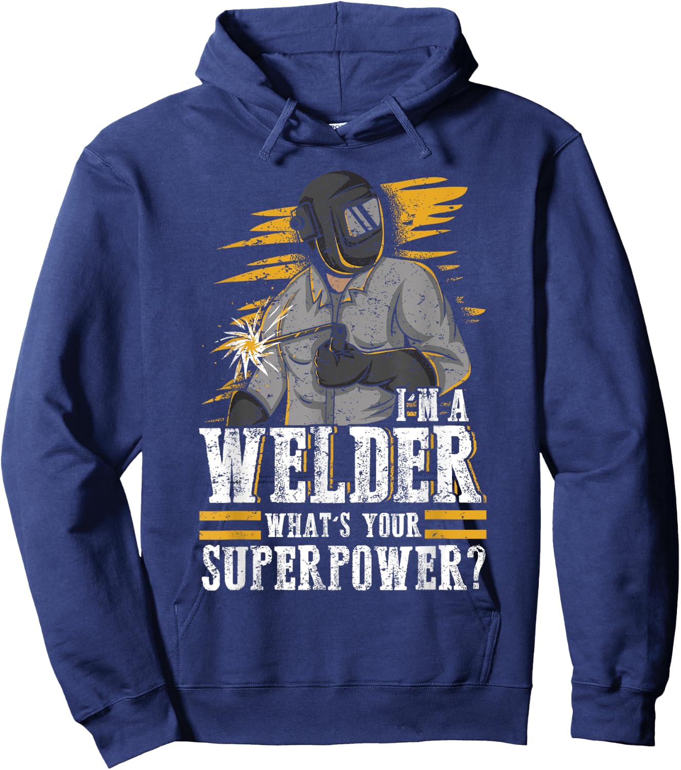 Proud Welding Worker Shirt For Welder Hoodie - Hoodie | Navy