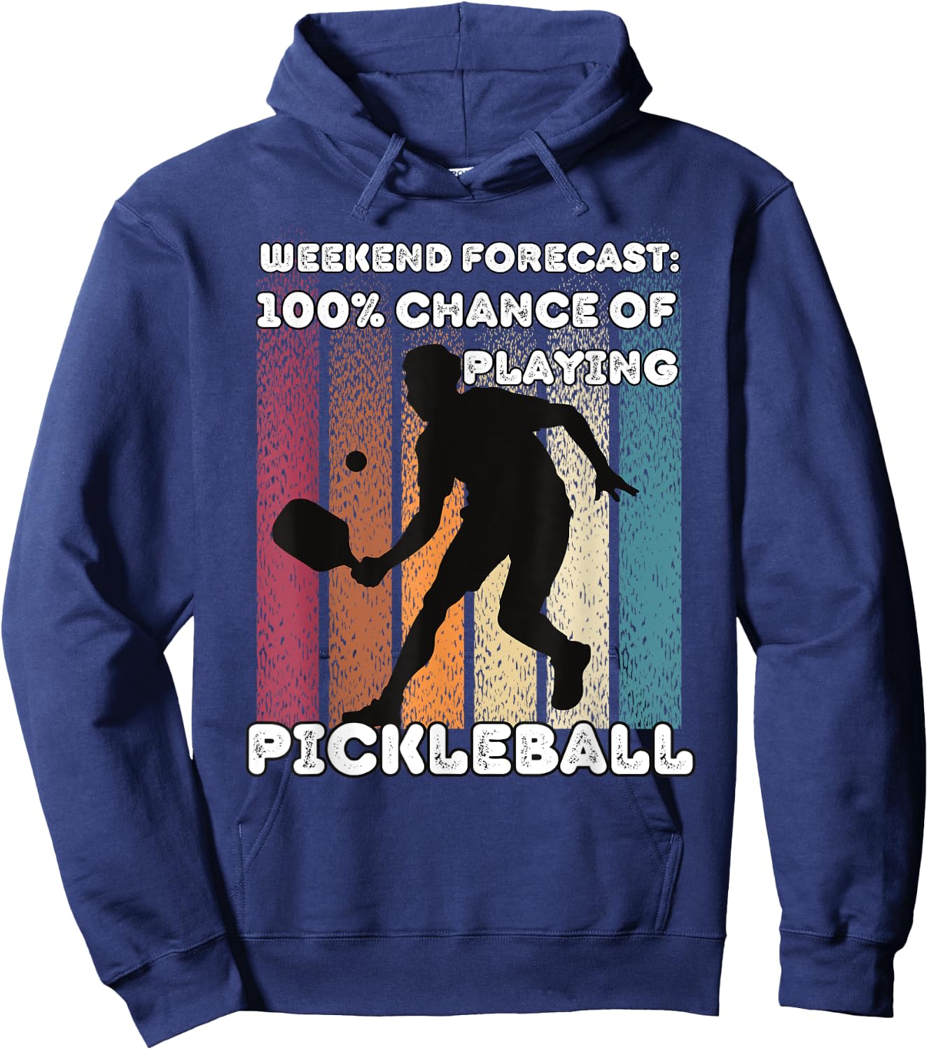 Pickle Ball Queen Gear & Player Funny Pickleball Hoodie - Hoodie | Navy