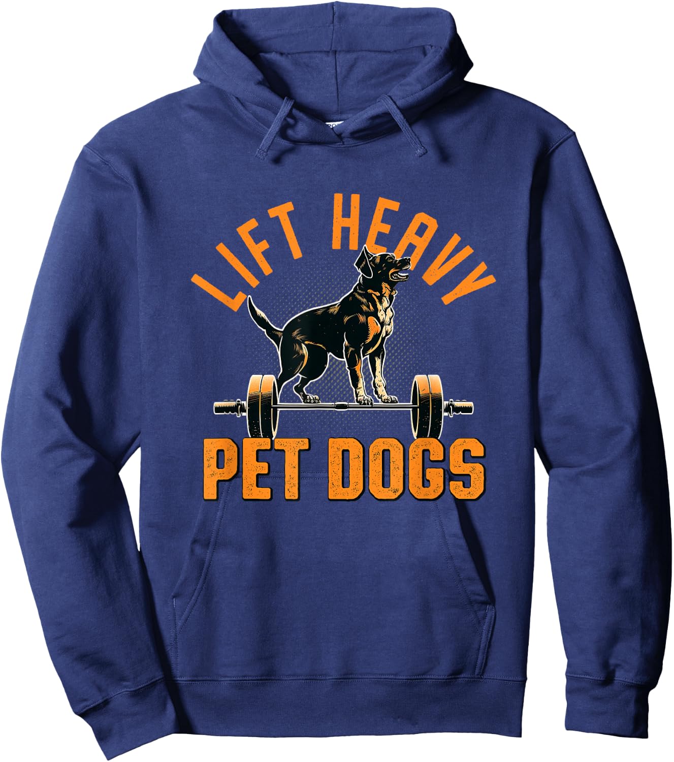 Lift Heavy Pet Dogs Gym Dog Lover Weightlifting Bodybuilder Women Hoodie - Hoodie | Navy