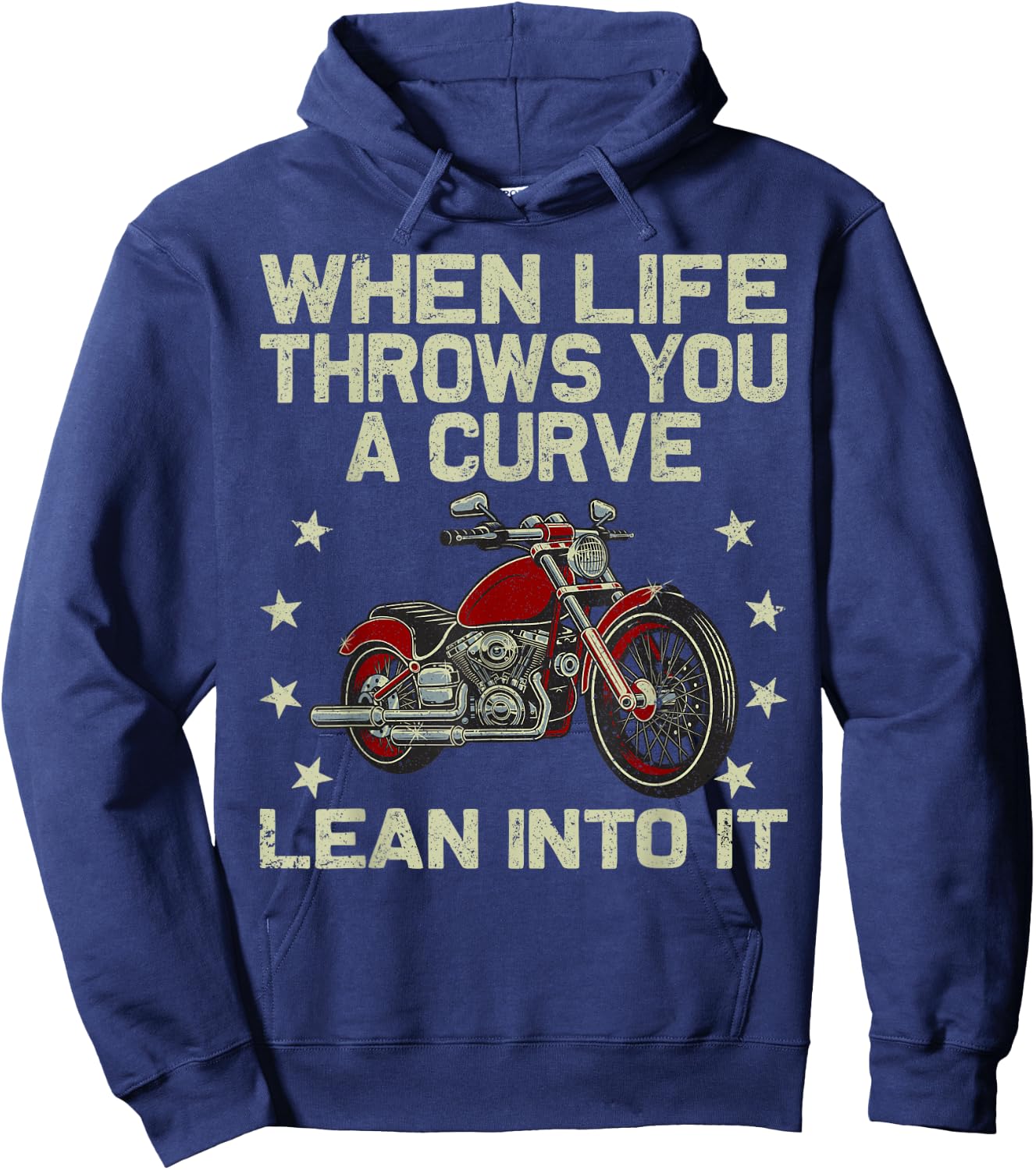 Funny Motorcycle Racer Design Women Motorcycle Lover Hoodie - Hoodie | Navy