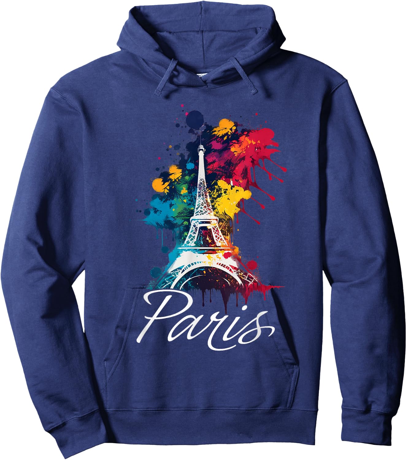 Eiffel Tower Paris Girls Travel Holiday France Souvenir Hoodie - Hoodie | Navy