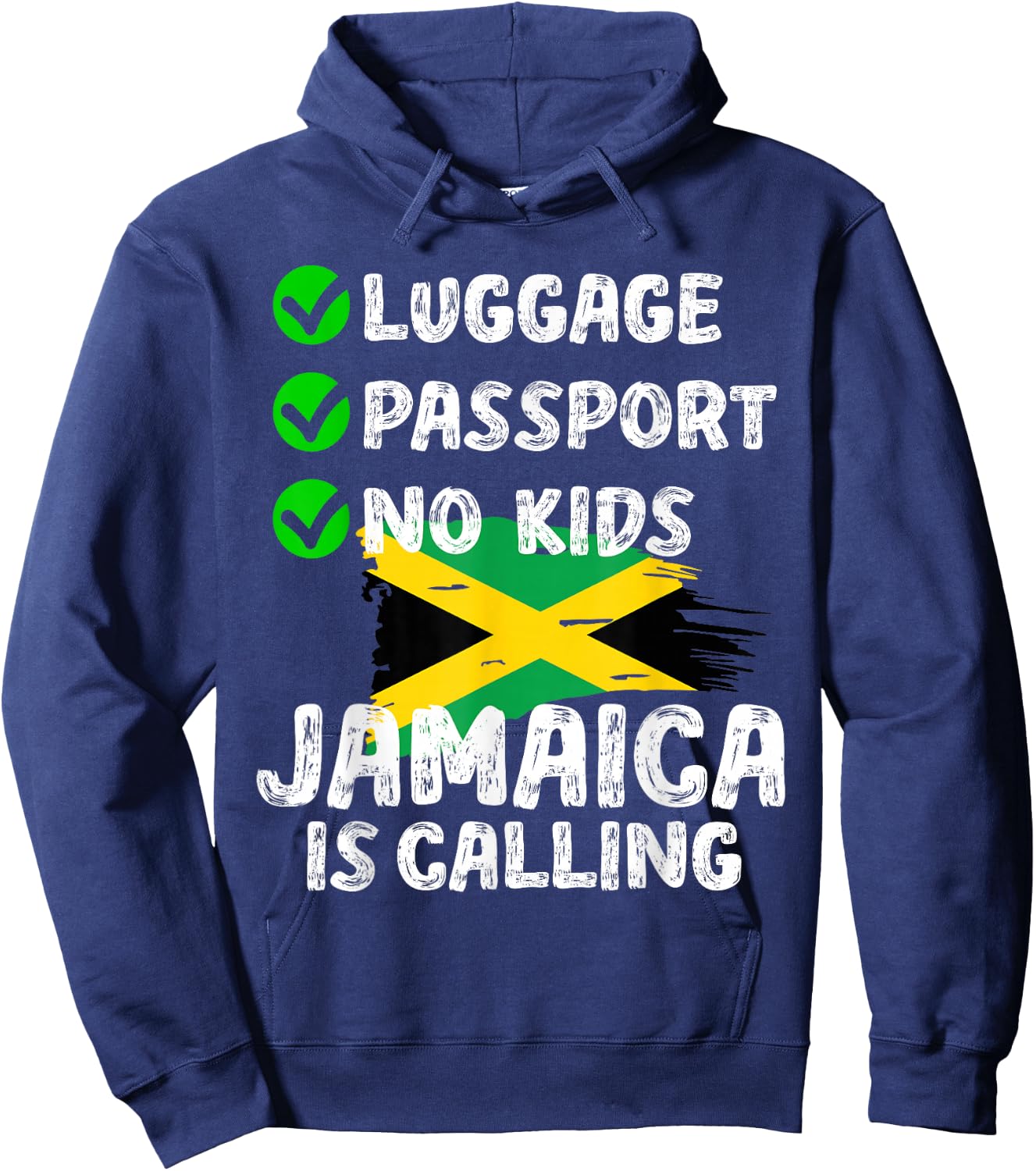 Jamaican Travel Vacation Outfit To Jamaica Men Women Jamaica Hoodie - Hoodie | Navy