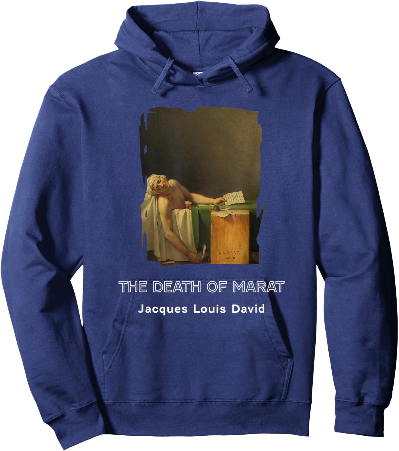 The Death Of Marat Hoodie - Hoodie | Navy