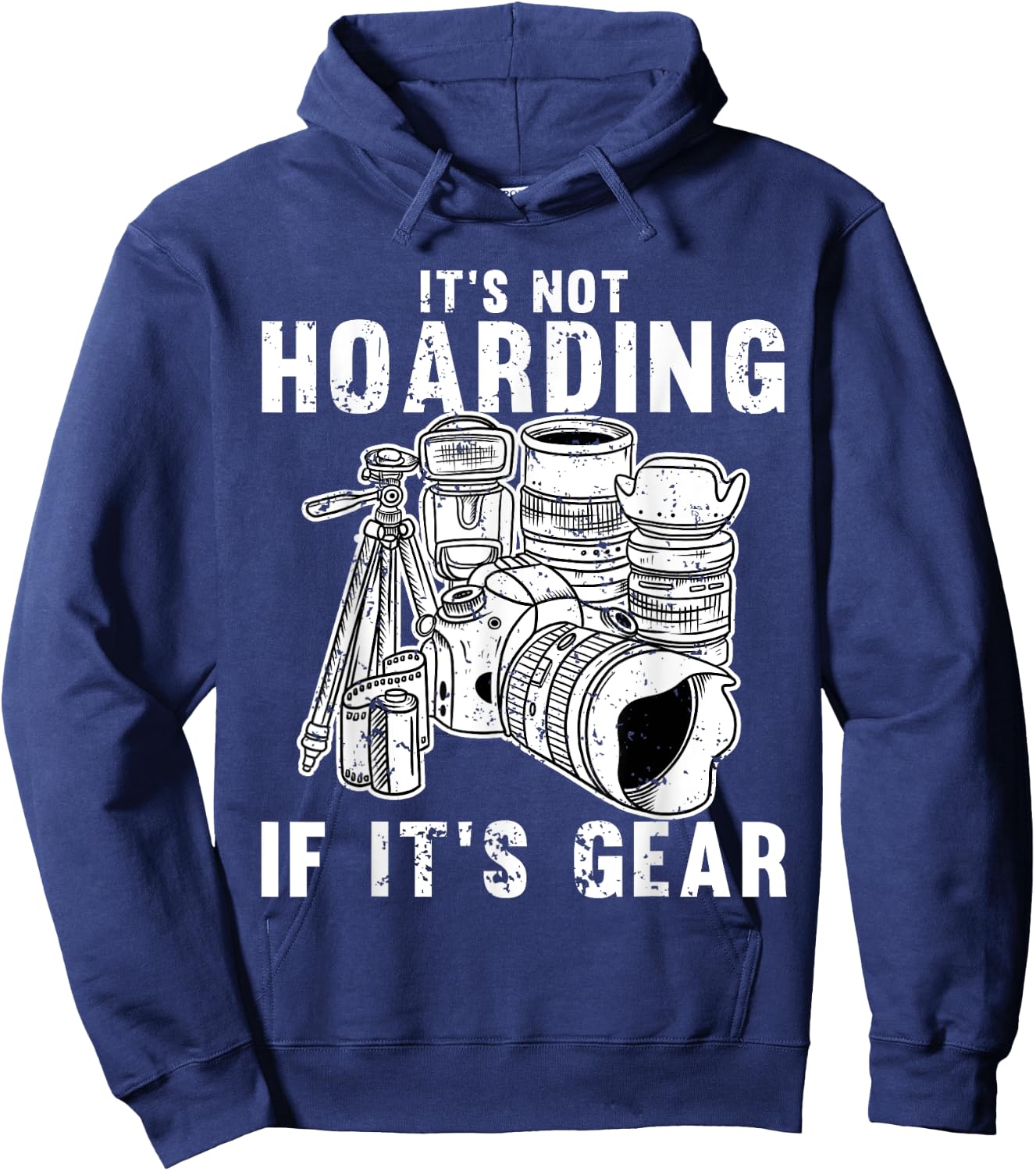 Cool Photography Women Photographer Camera Gear Lens Hoodie - Hoodie | Navy