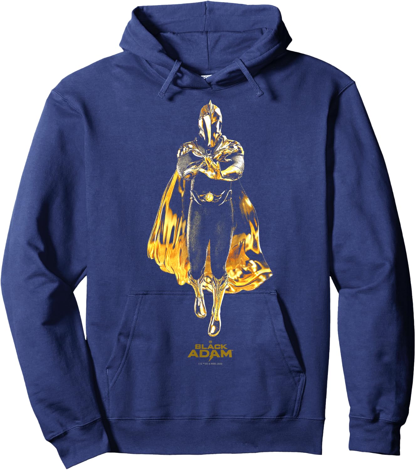 Black Adam Dr. Fate Shadowed Pose Poster Hoodie - Hoodie | Navy