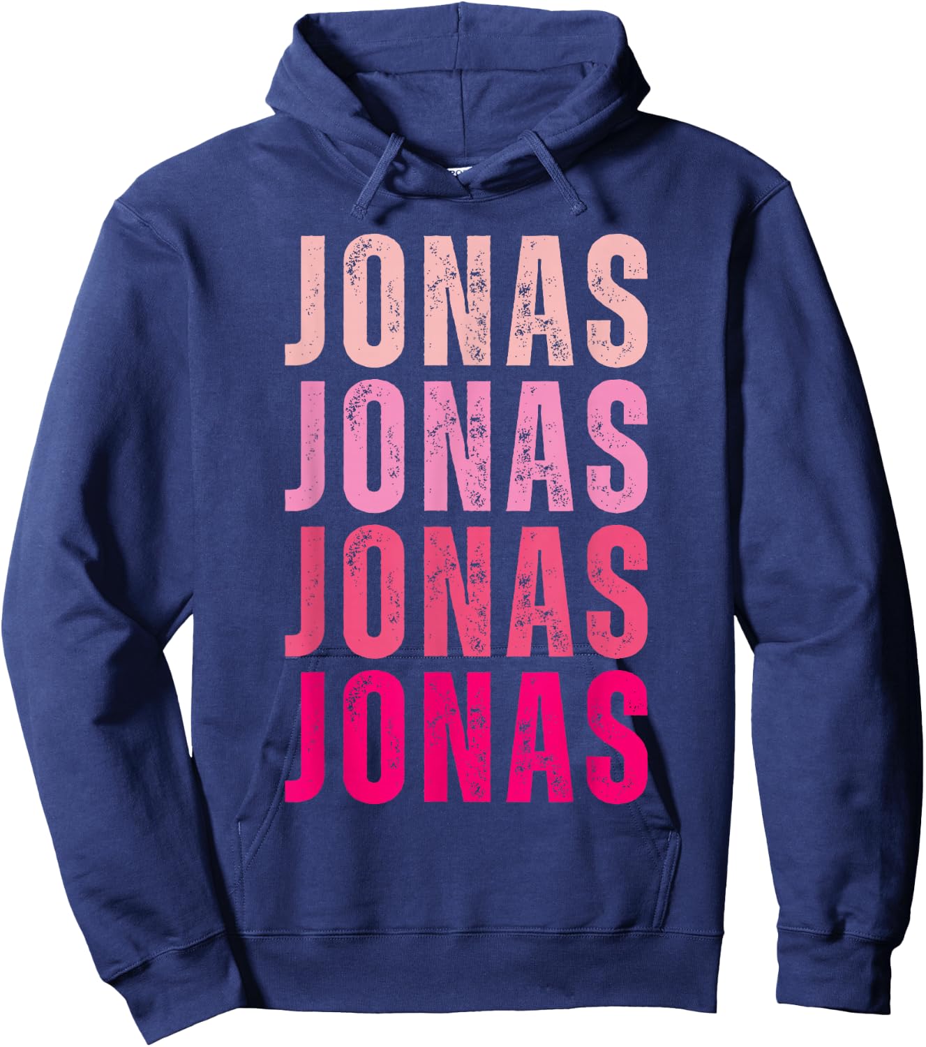 Personalized Name Jonas I Love Jonas Hoodie - Hoodie | Navy