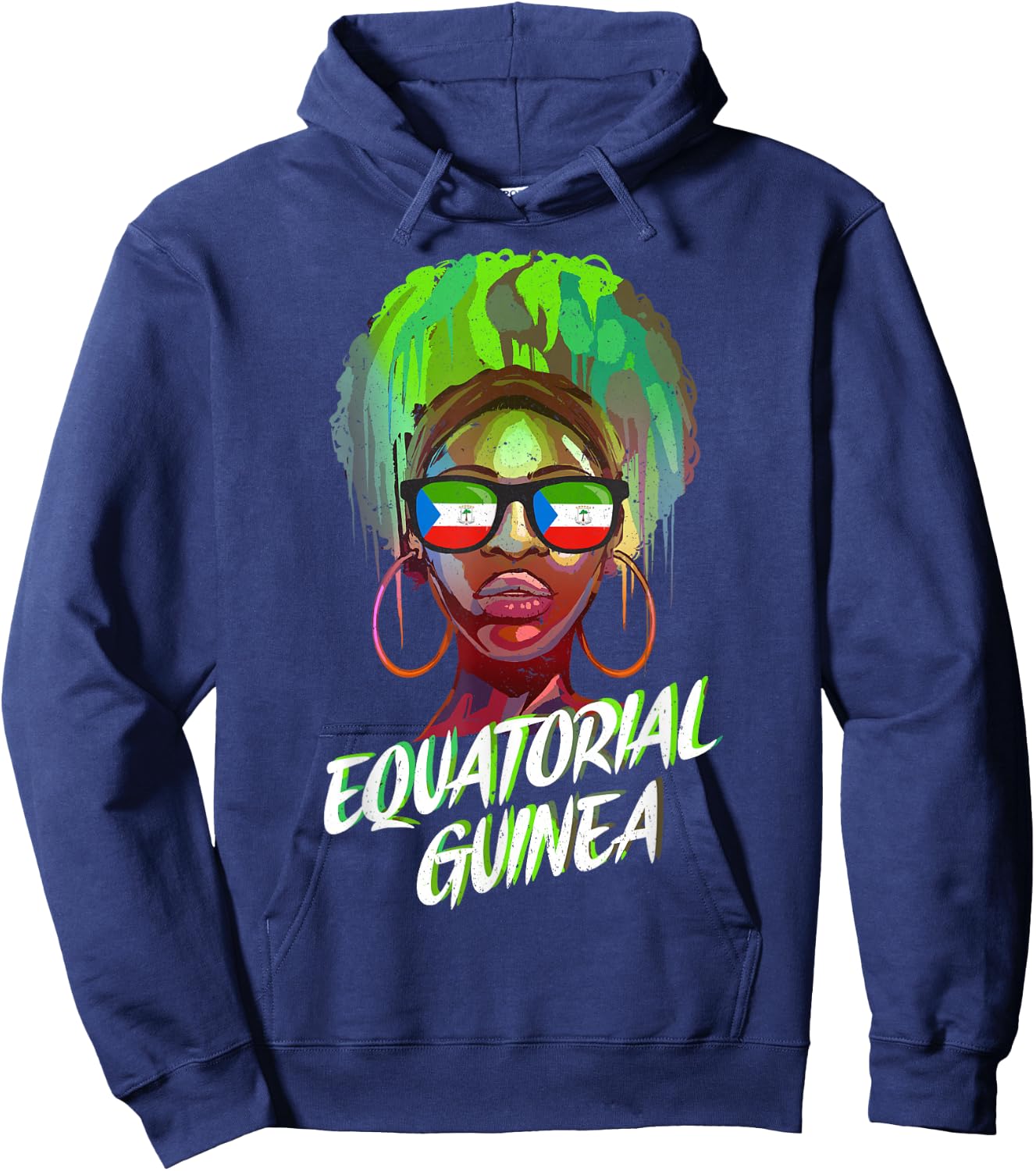 Equatorial Guinea Hoodie - Hoodie | Navy