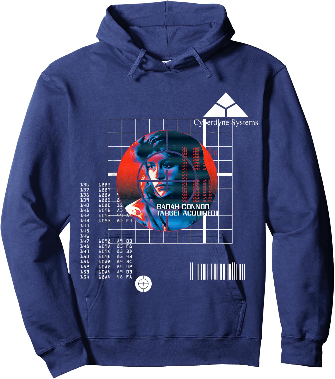 Terminator Sarah Connor Target Acquired Hoodie - Hoodie | Navy