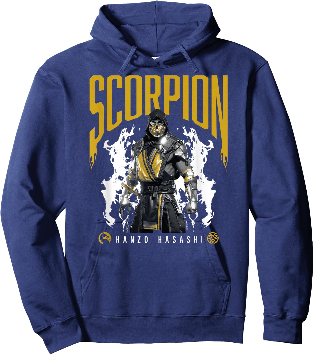 Mortal Kombat - Scorpion Hanzo Hasashi Hoodie - Hoodie | Navy