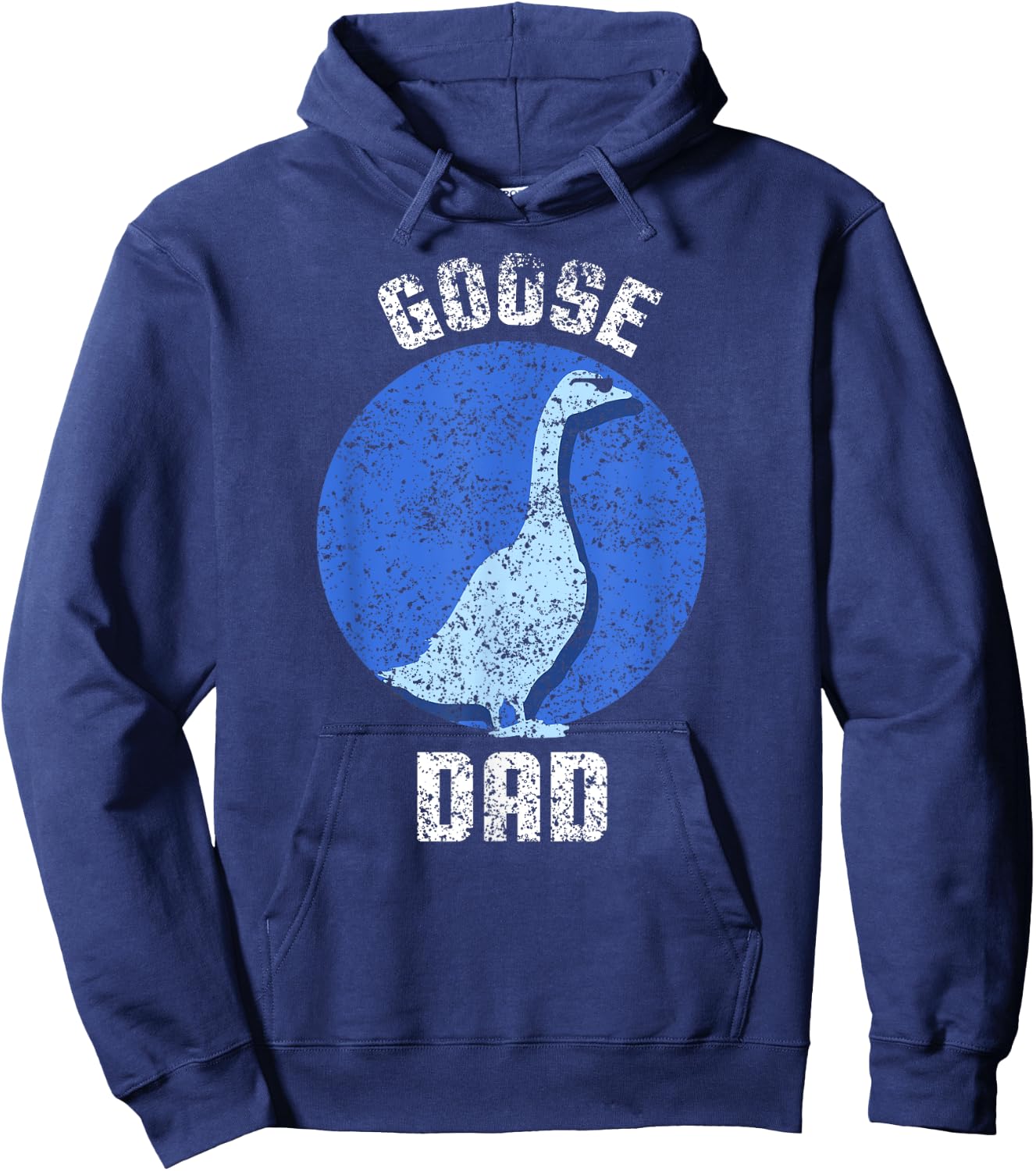 Goose Dad Animal Lover Geese Owner Hoodie - Hoodie | Navy