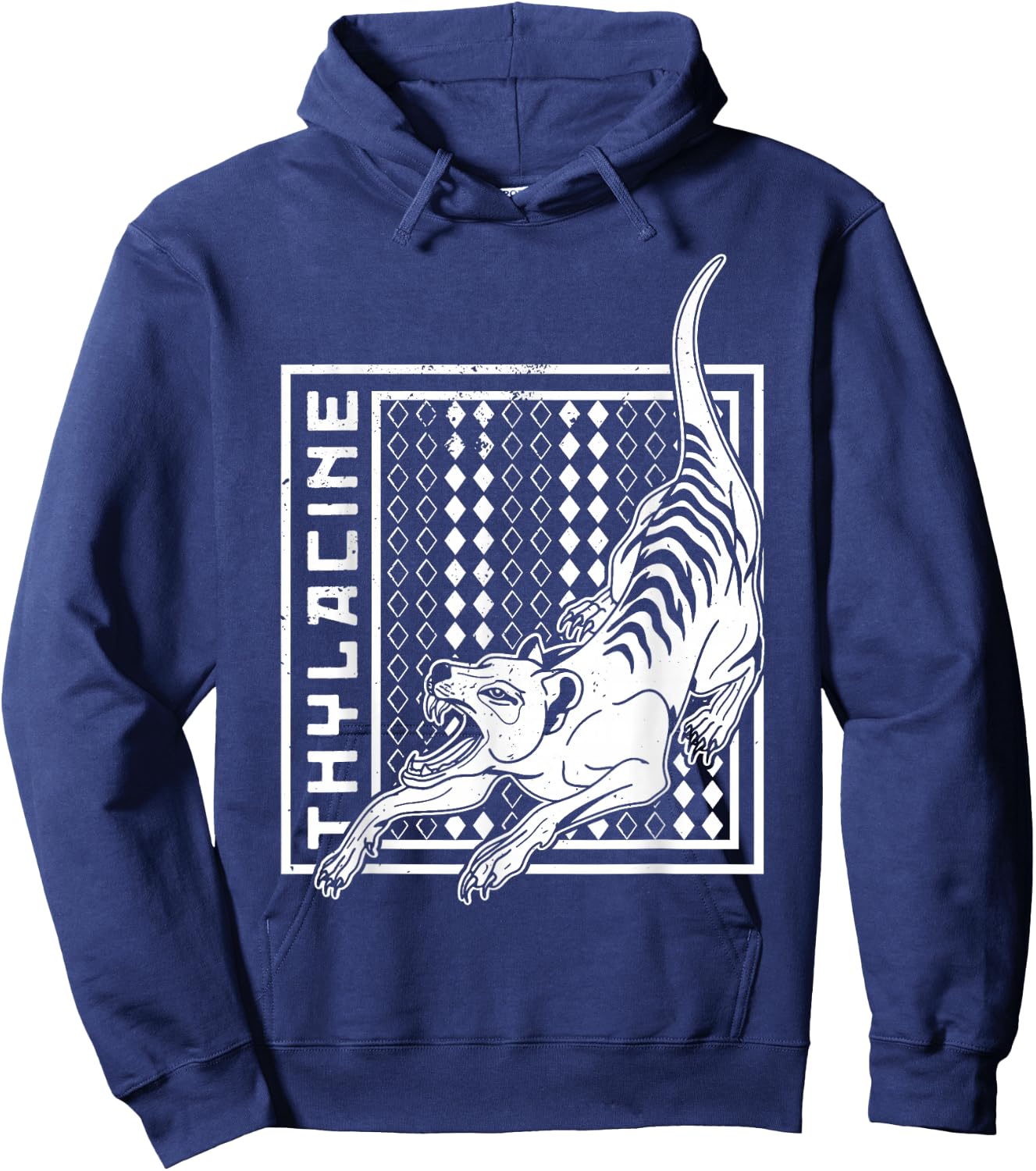 Thylacine Tasmanian Biologist Nation Cynocephalus Tasmania Hoodie - Hoodie | Navy