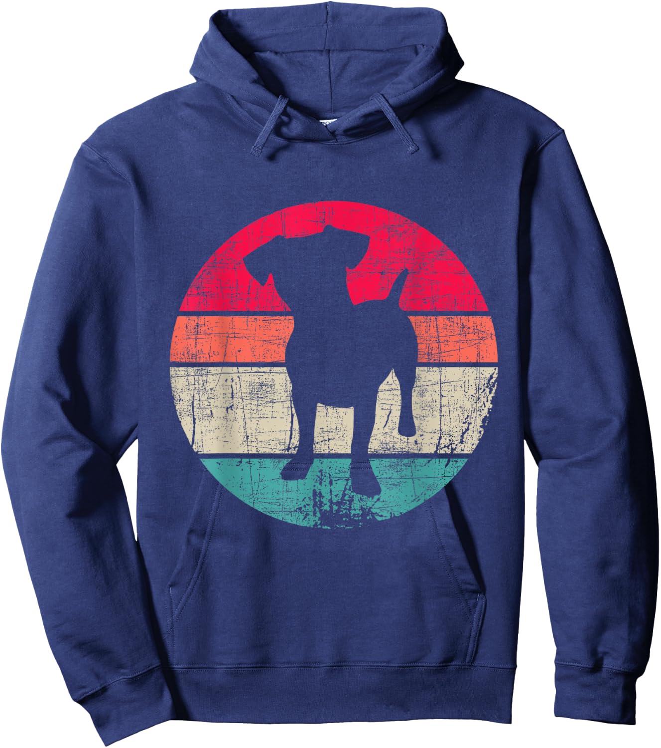 Vintage Jack Russell Terrier Dog - Pet Owner Animal Lover Hoodie - Hoodie | Navy