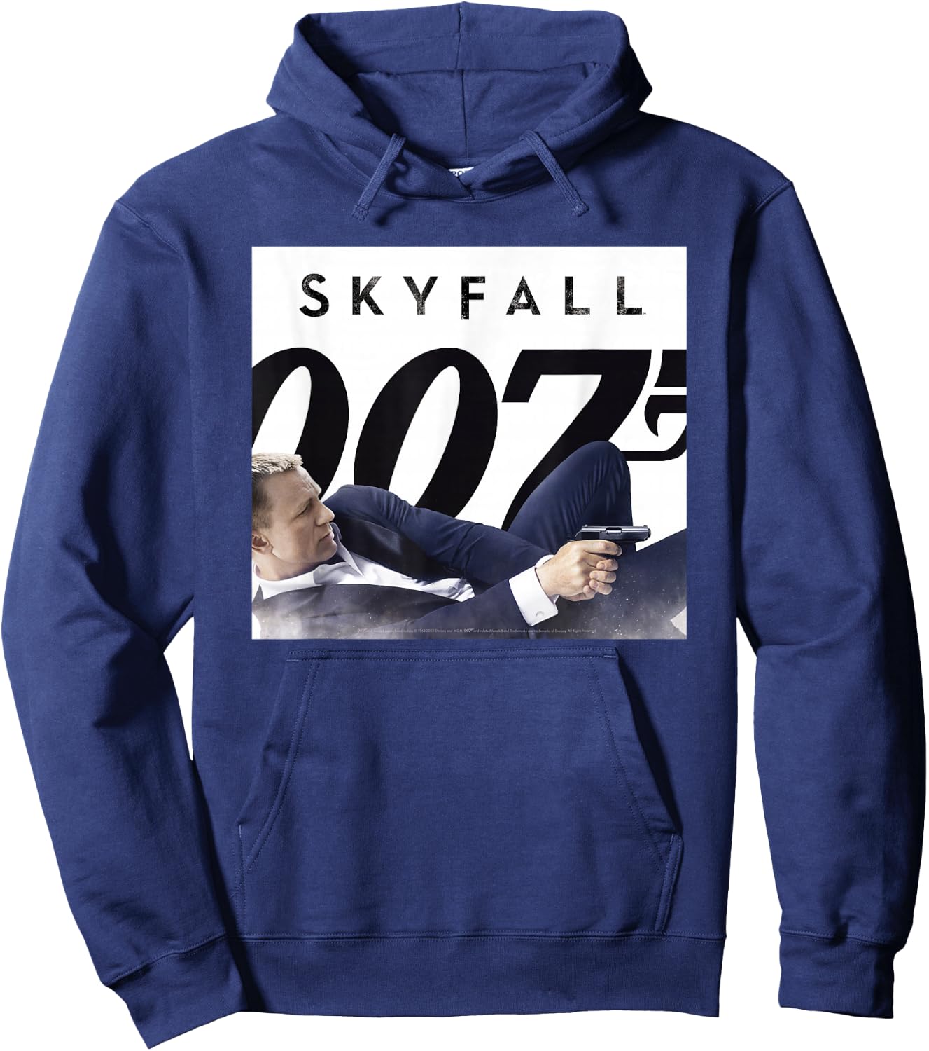 Official James Bond 007 Skyfall Hoodie - Hoodie | Navy