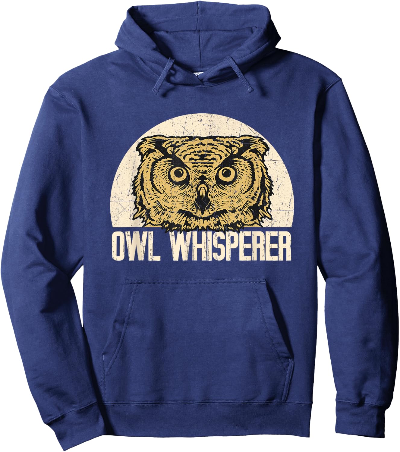 Owl Whisperer - Owlet Animal Lover Bird Hunter Ornithologist Hoodie - Hoodie | Navy
