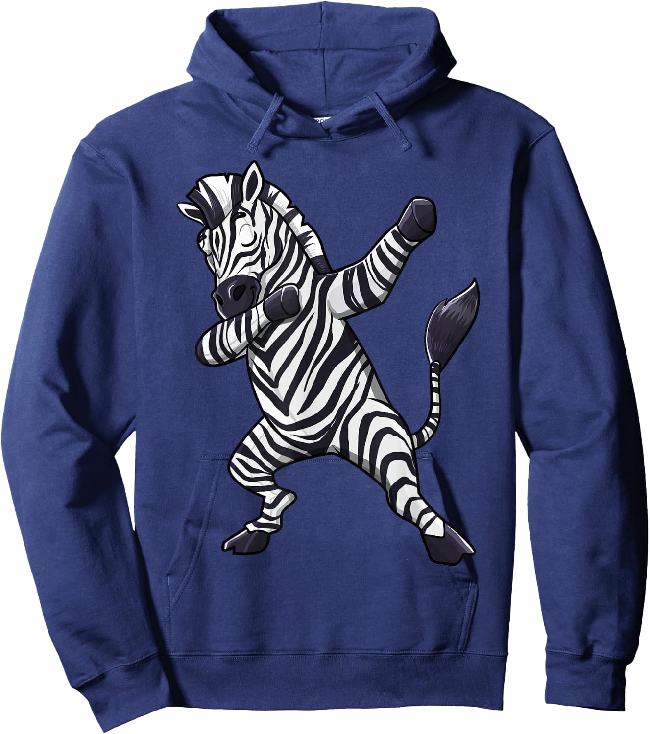 Dabbing Zebra African Zookeeper Animal Lover Men Women Kids Hoodie - Hoodie | Navy