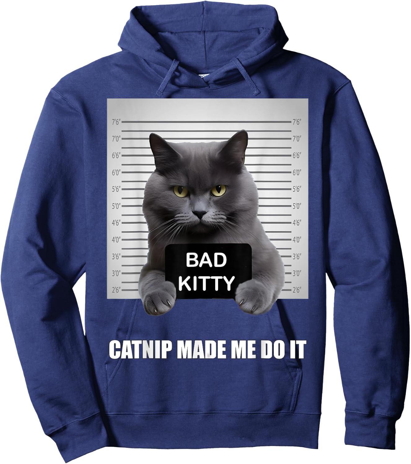 Catnip Made Me Do It - Funny Cat Shirts for Cat Dad/Mom Hoodie - Hoodie | Navy
