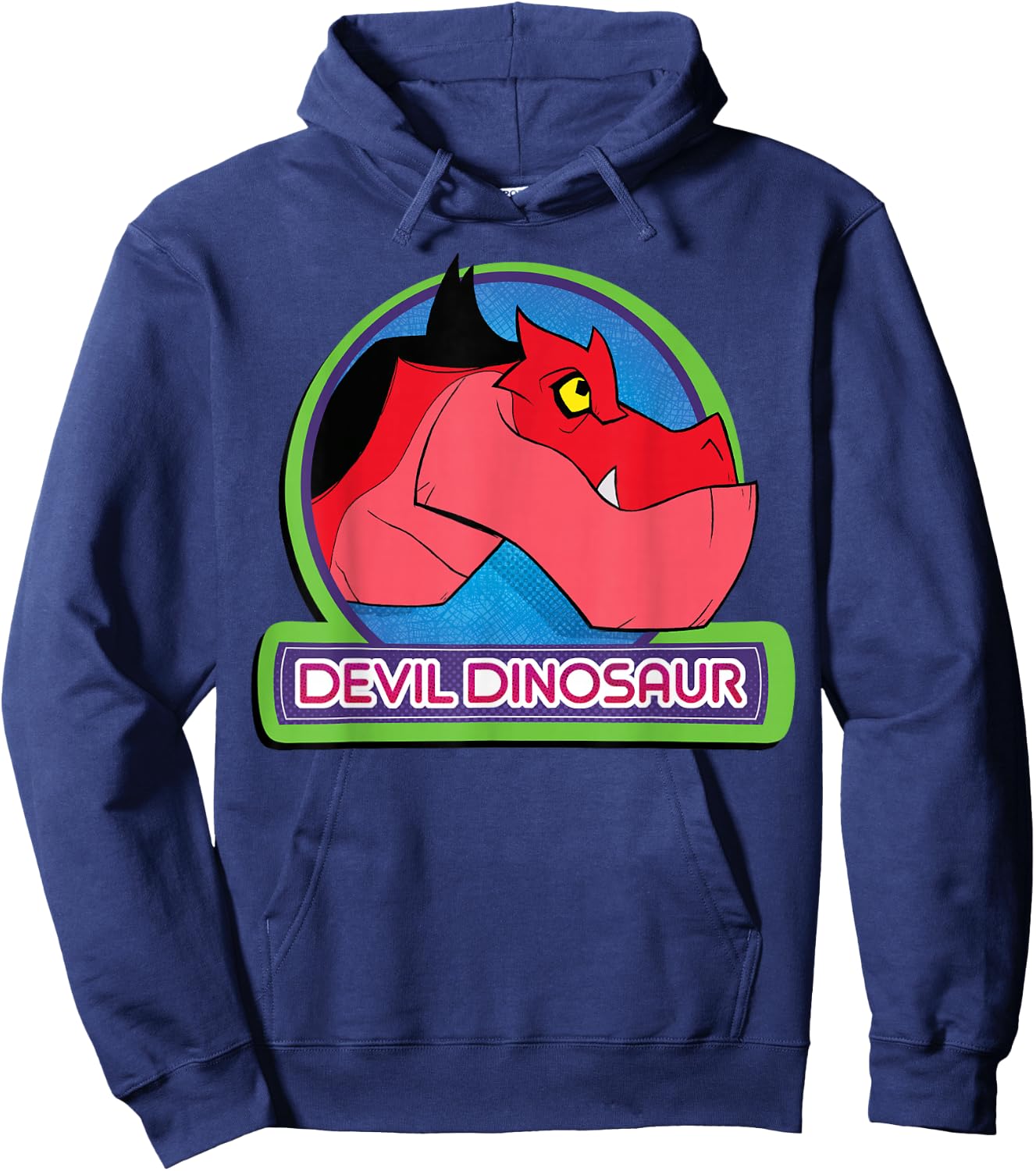 Marvel Moon Girl and Devil Dinosaur Dino Profile Hoodie - Hoodie | Navy