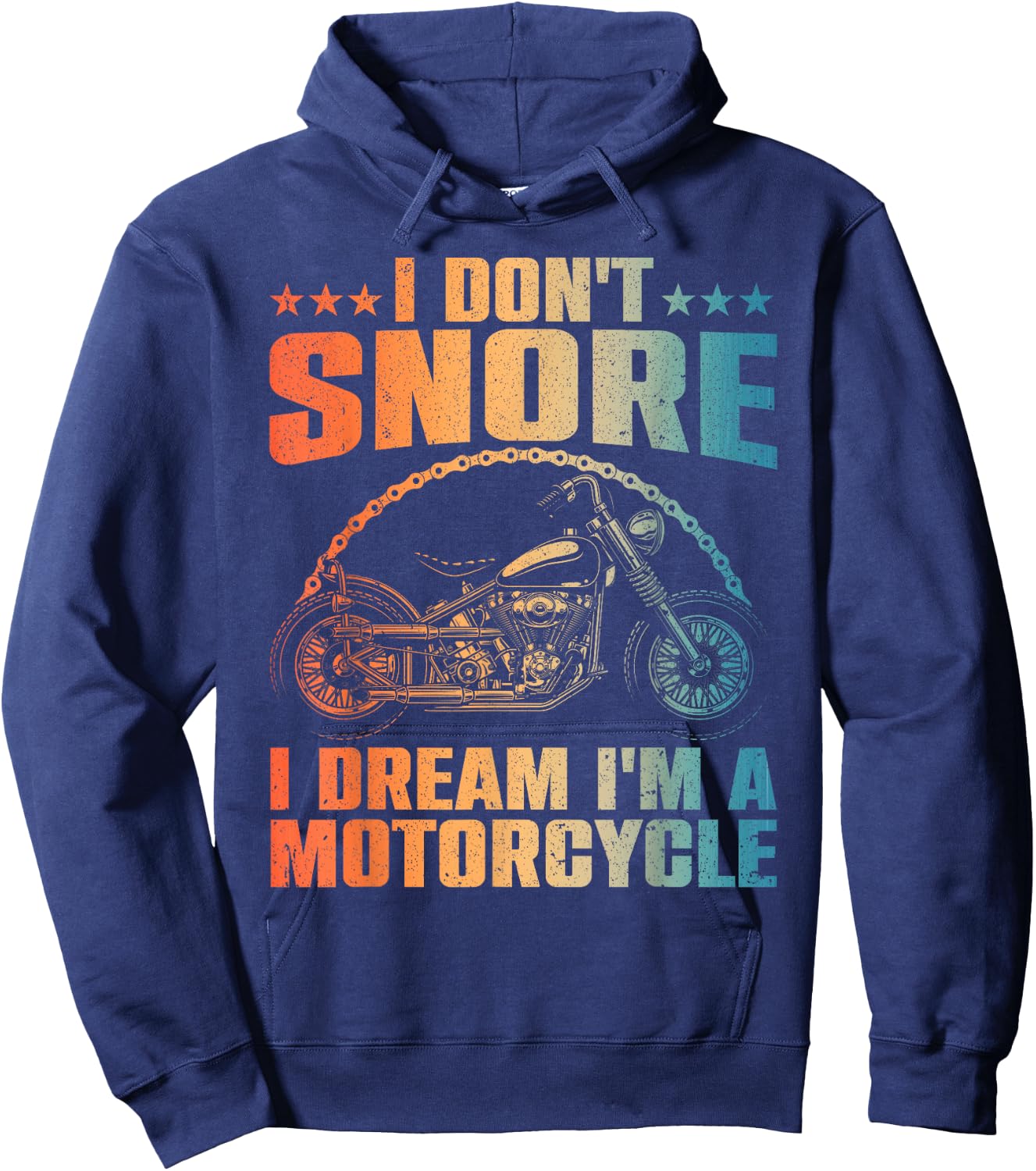 Funny Motorcycle Women Dad Biker Rider Bike Lovers Hoodie - Hoodie | Navy