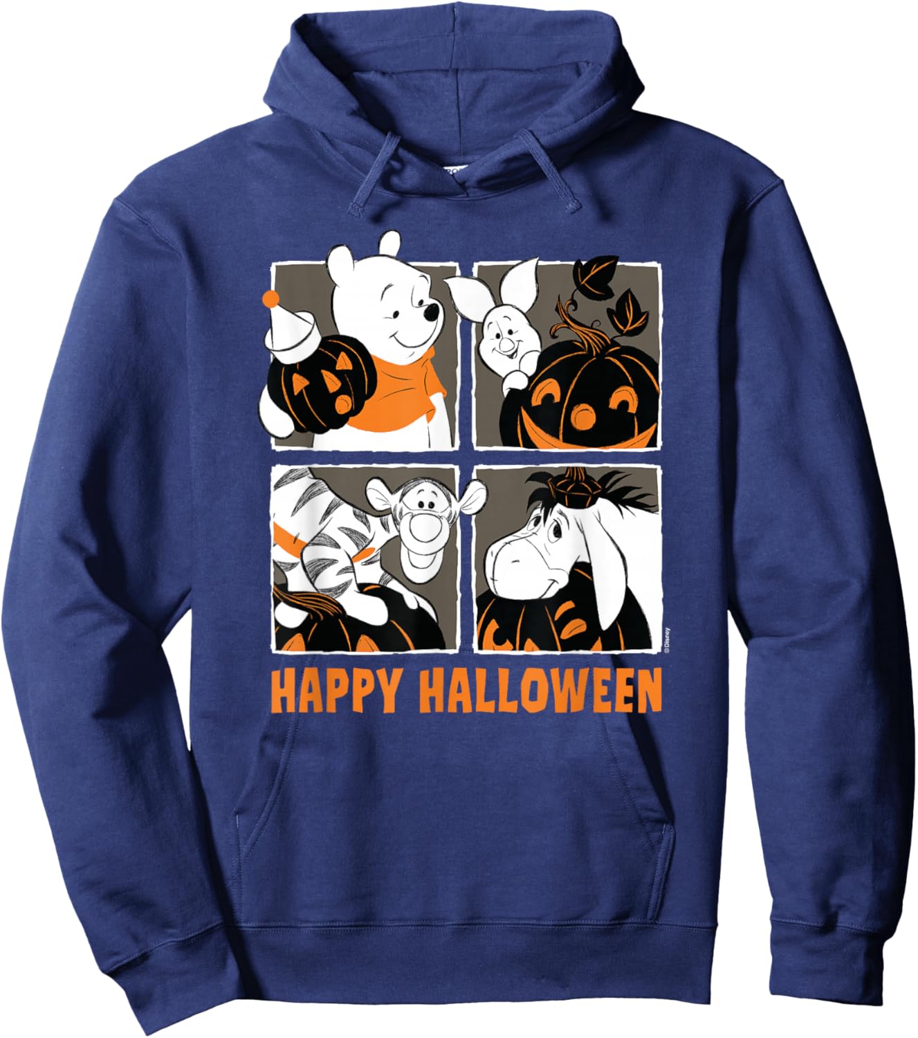 Winnie The Pooh - Happy Halloween Hoodie - Hoodie | Navy