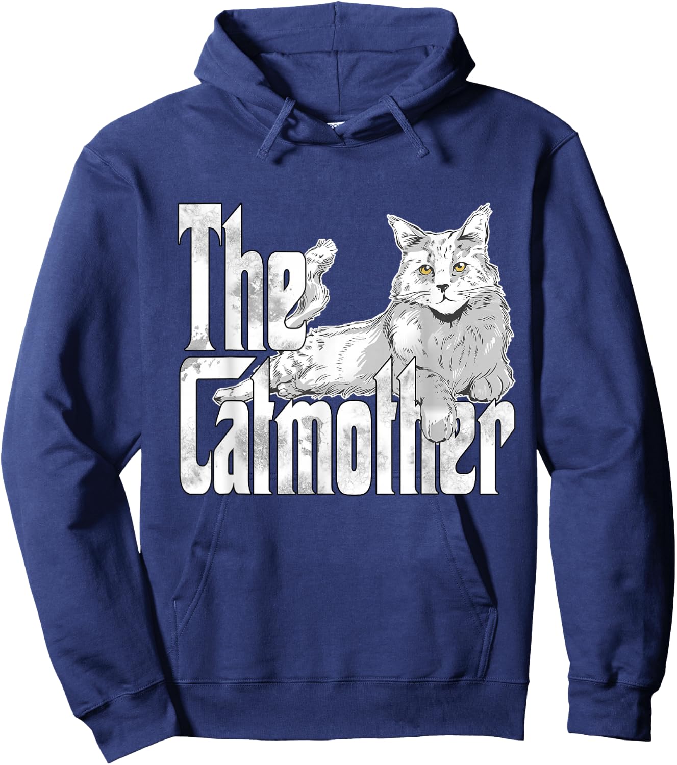 Cat Mom The Catmother Crazy Cat Mother Kitty Mommy Hoodie - Hoodie | Navy