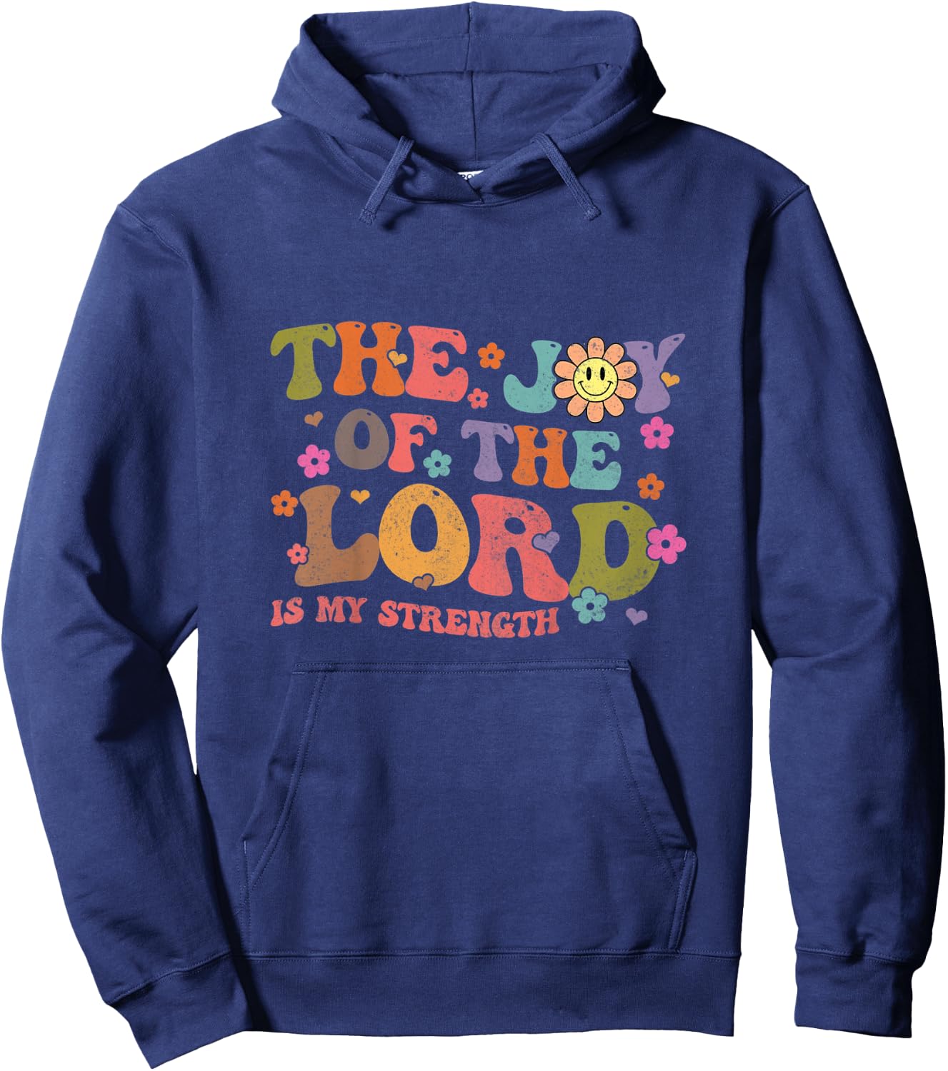 Kids The Joy Of The Lord Is My Strength Christian Religious Baby Hoodie - Hoodie | Navy