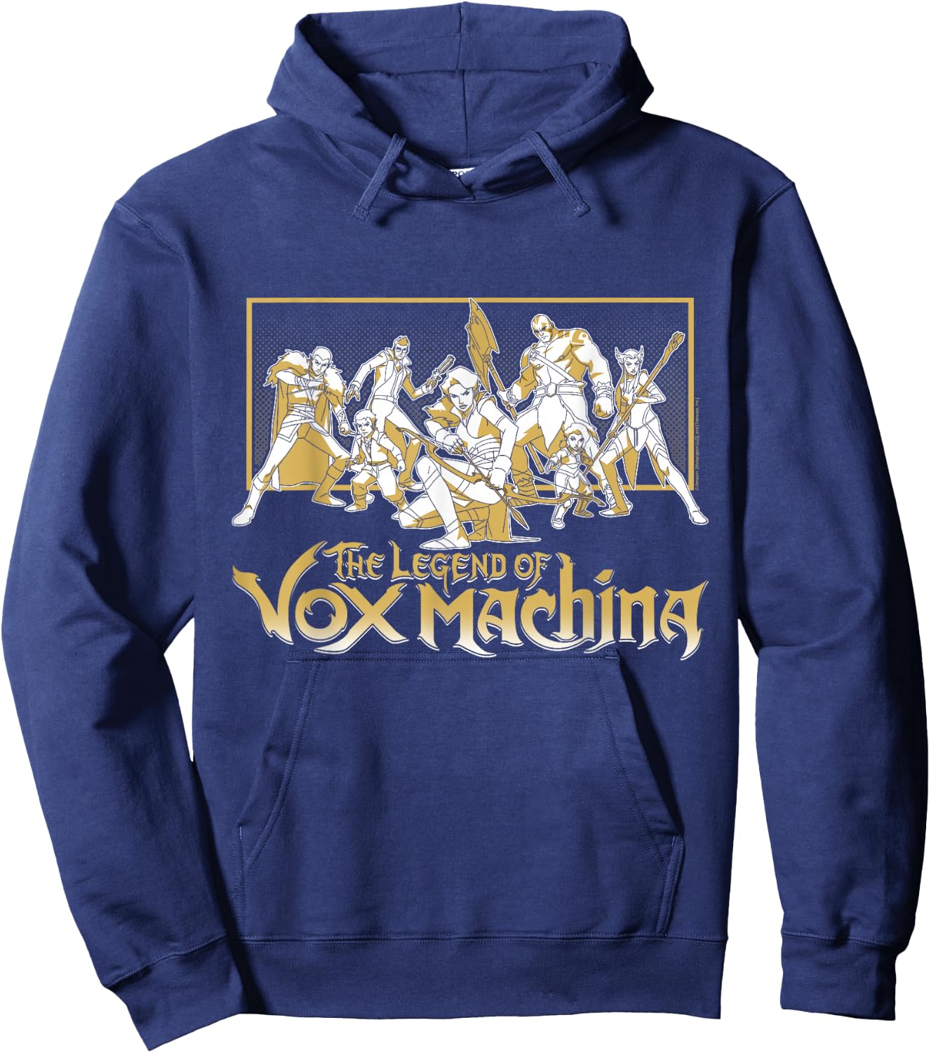 The Legend of Vox Machina Main Characters Fight Pose Hoodie - Hoodie | Navy