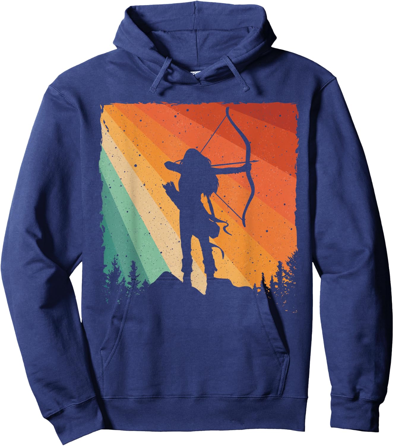 Cute Archery Design Women Kids Archer Archery Lovers Hoodie - Hoodie | Navy