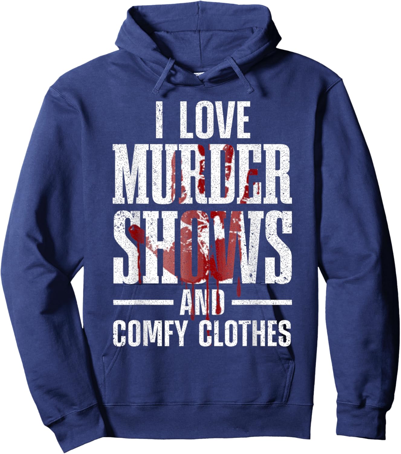 Cool Murder Shows Women Horror Movie Crime Halloween Hoodie - Hoodie | Navy