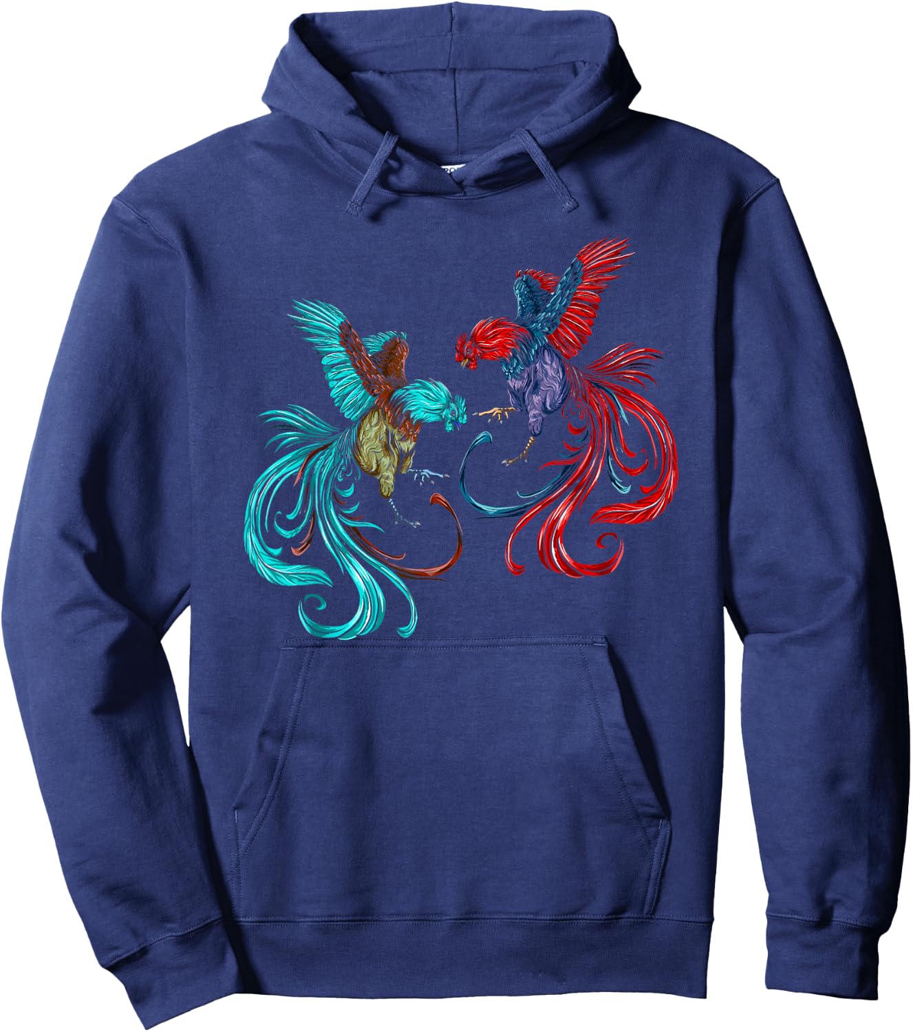 Peleas De Gallos Cockfighter Game Fowl Cockfighting Rooster Hoodie - Hoodie | Navy