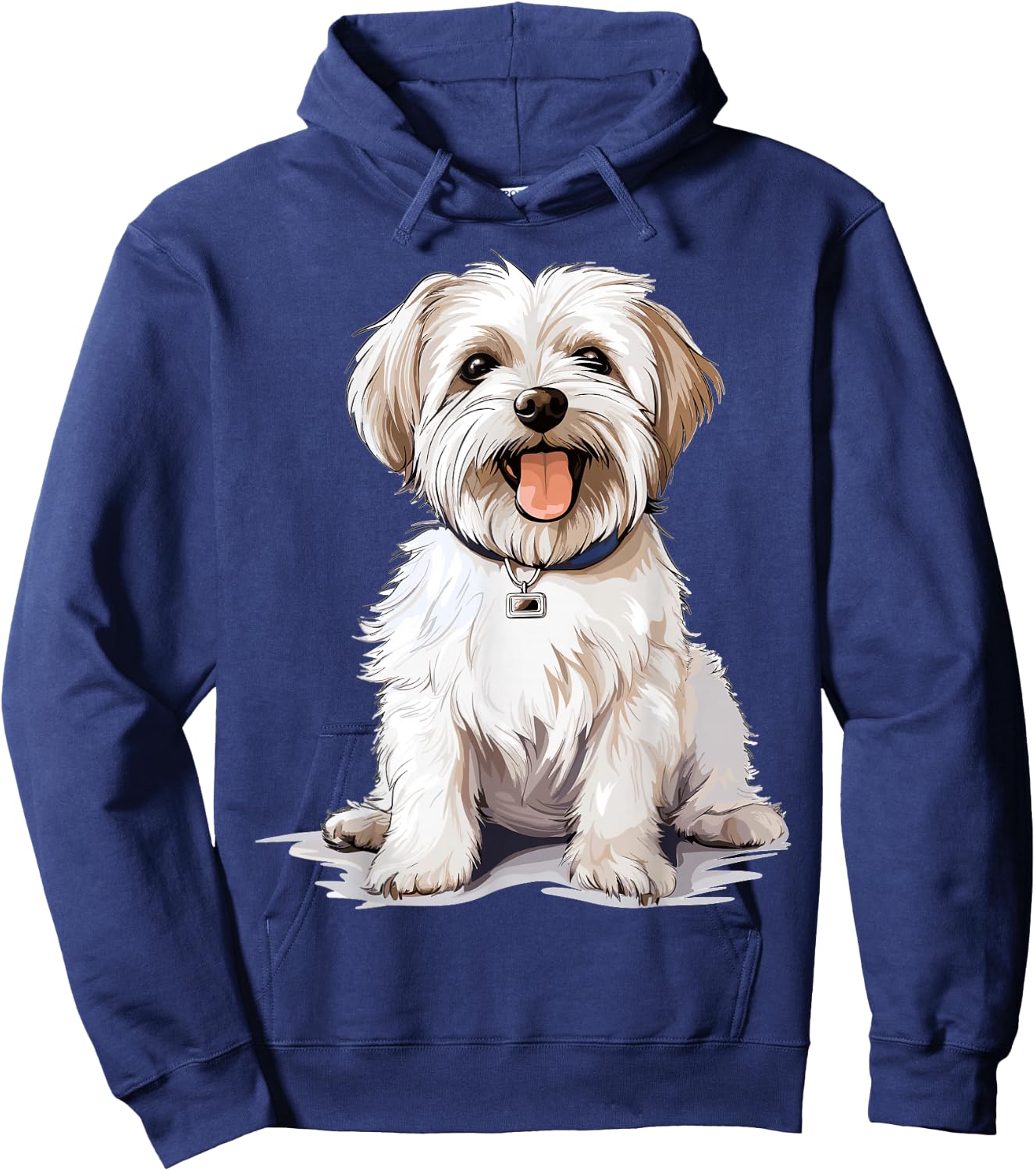 Morkie Dog Breed Pet Cute Graphic Hoodie - Hoodie | Navy
