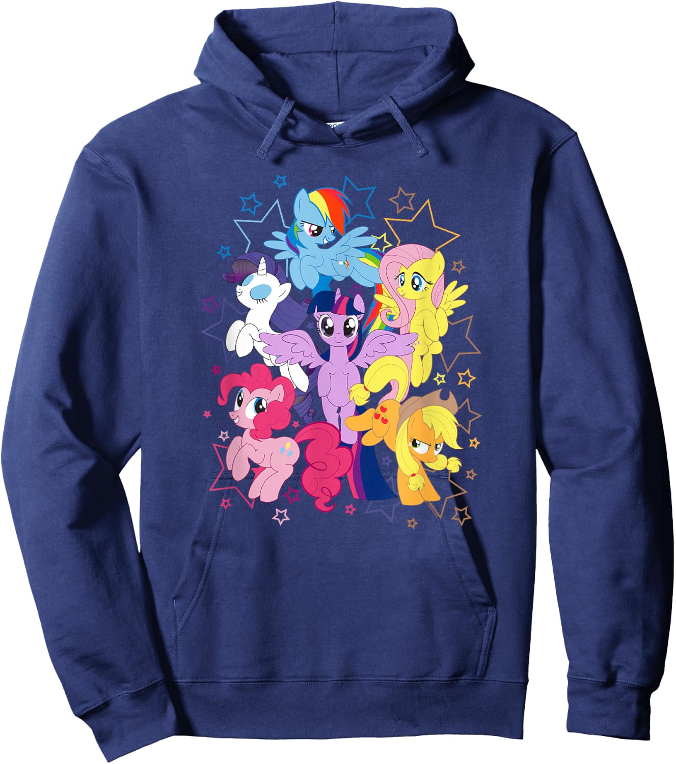 My Little Pony: Friendship is Magic Starry Group Shot Hoodie - Hoodie | Navy