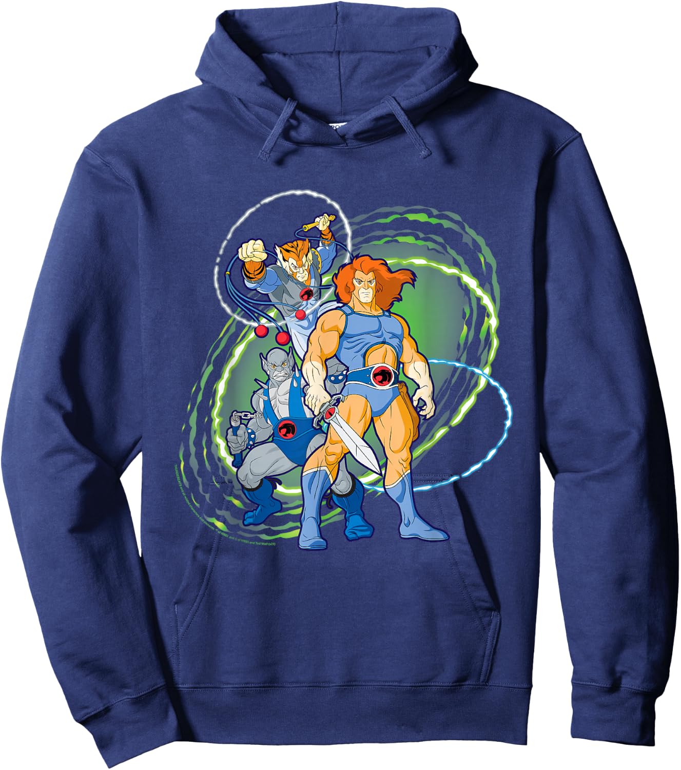 ThunderCats Panthro, Tygra and Lion-O Hoodie - Hoodie | Navy