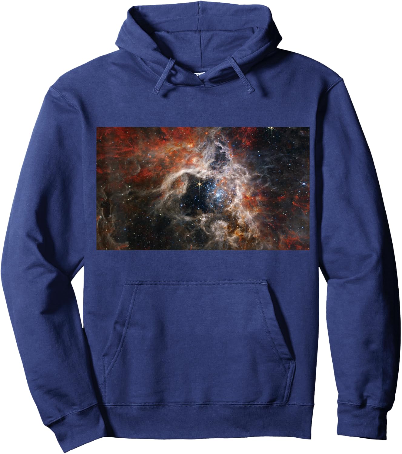 Webb Space Telescope New Image Tarantula Nebula Stars JWST Hoodie - Hoodie | Navy