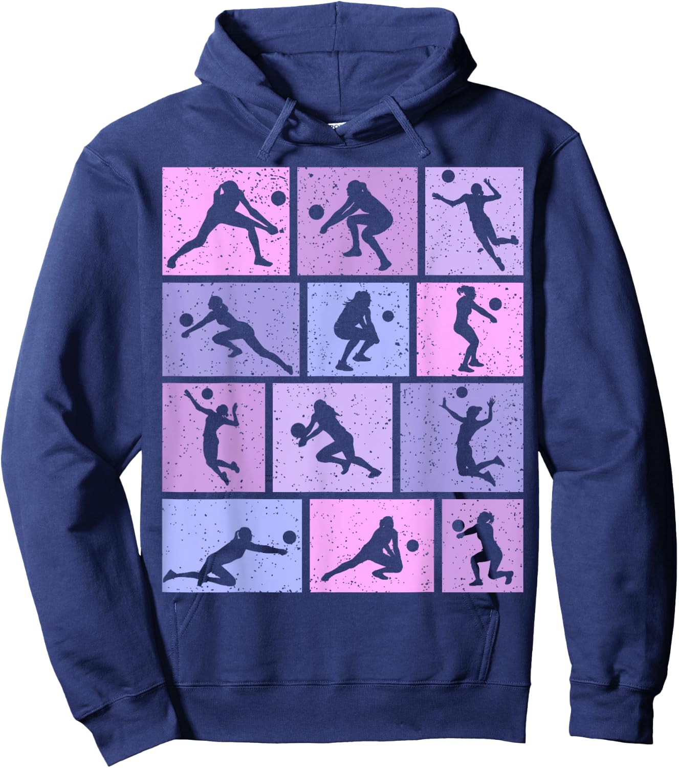 Volleyball Girl Kids Women Hoodie - Hoodie | Navy