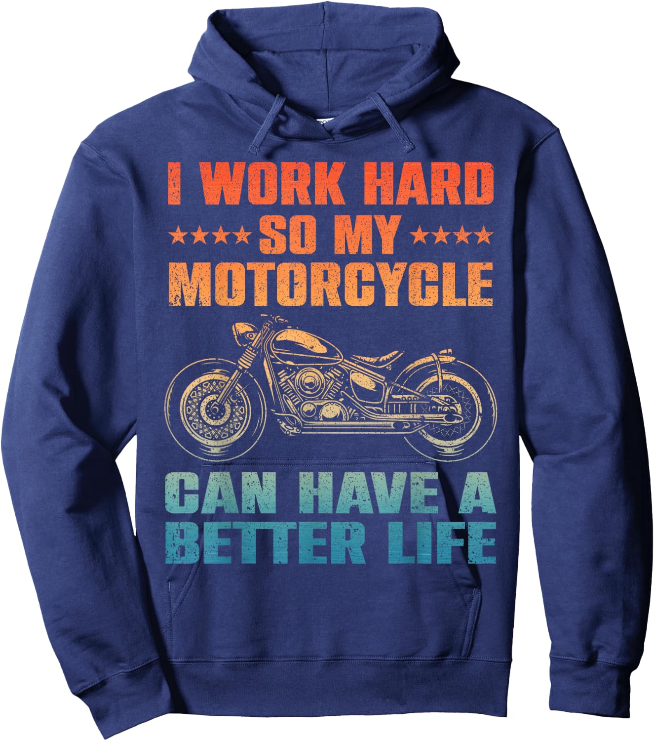Cool Motorcycle Design Women Motorcycle Lover Rider Hoodie - Hoodie | Navy