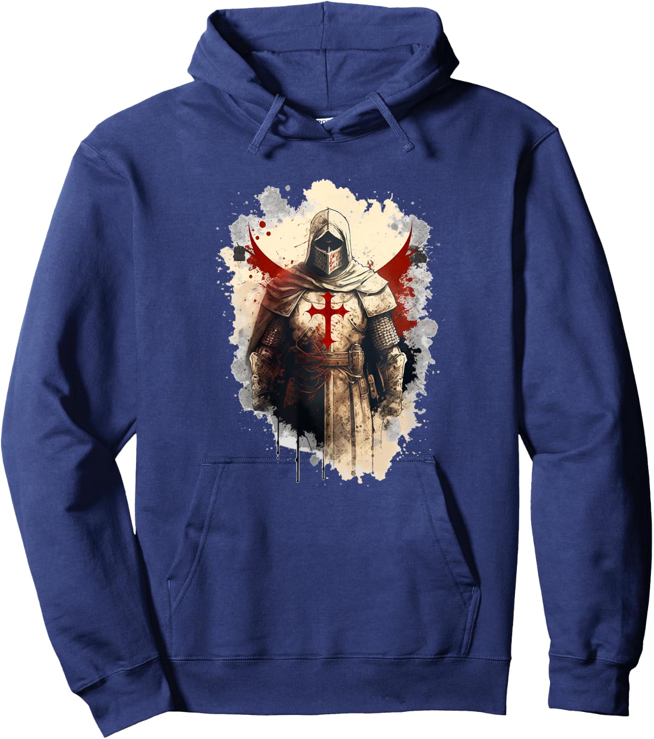 Medieval Templar Knights Christians Hoodie - Hoodie | Navy