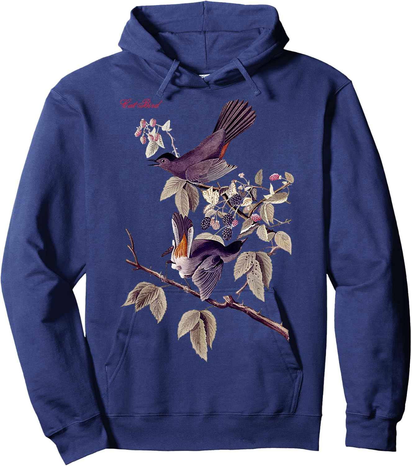 Audubon Cat Bird North American Birds Education Nature Hoodie - Hoodie | Navy