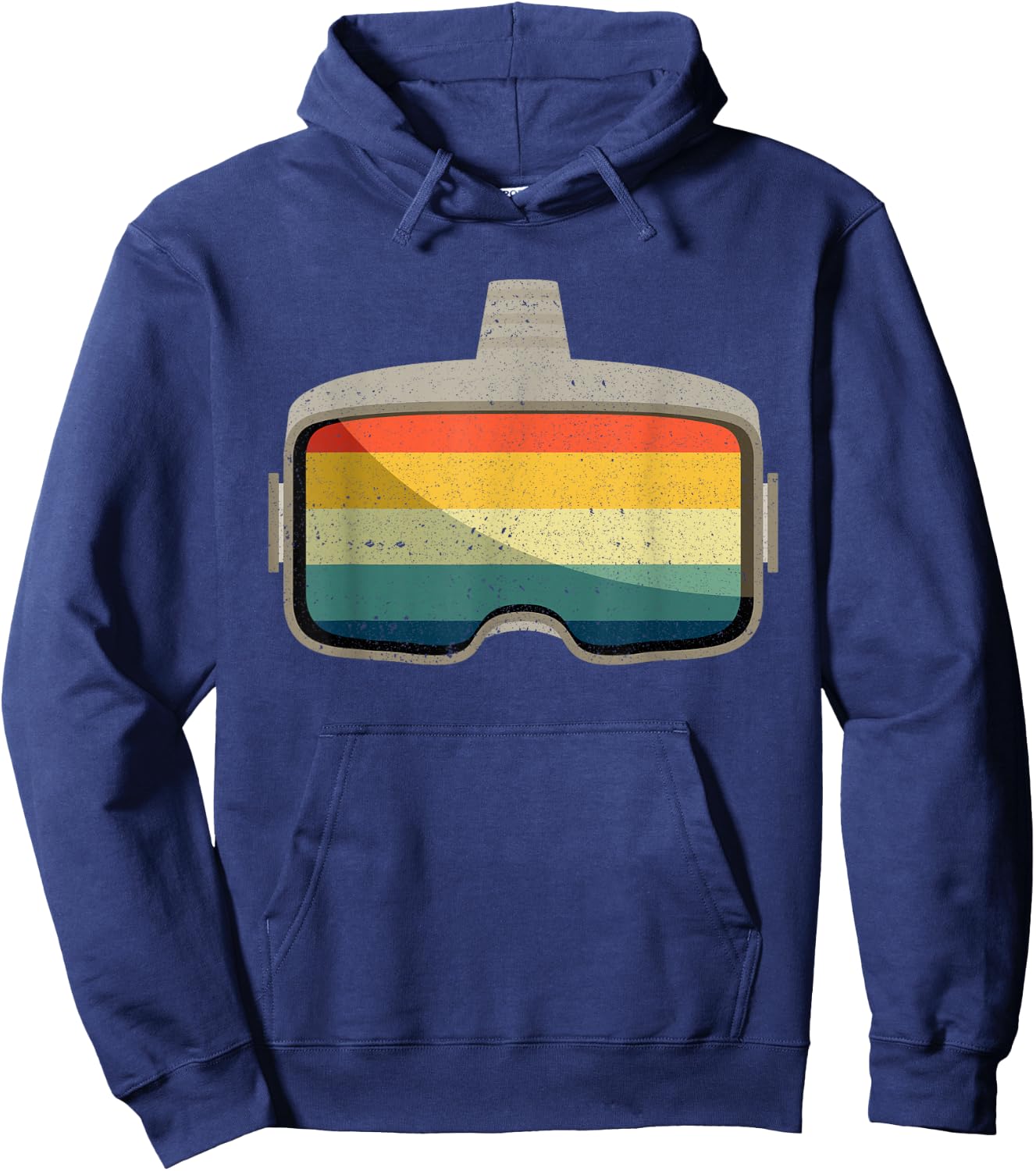 Cool Virtual Reality Art Boys Kids VR Goggles Gaming Hoodie - Hoodie | Navy