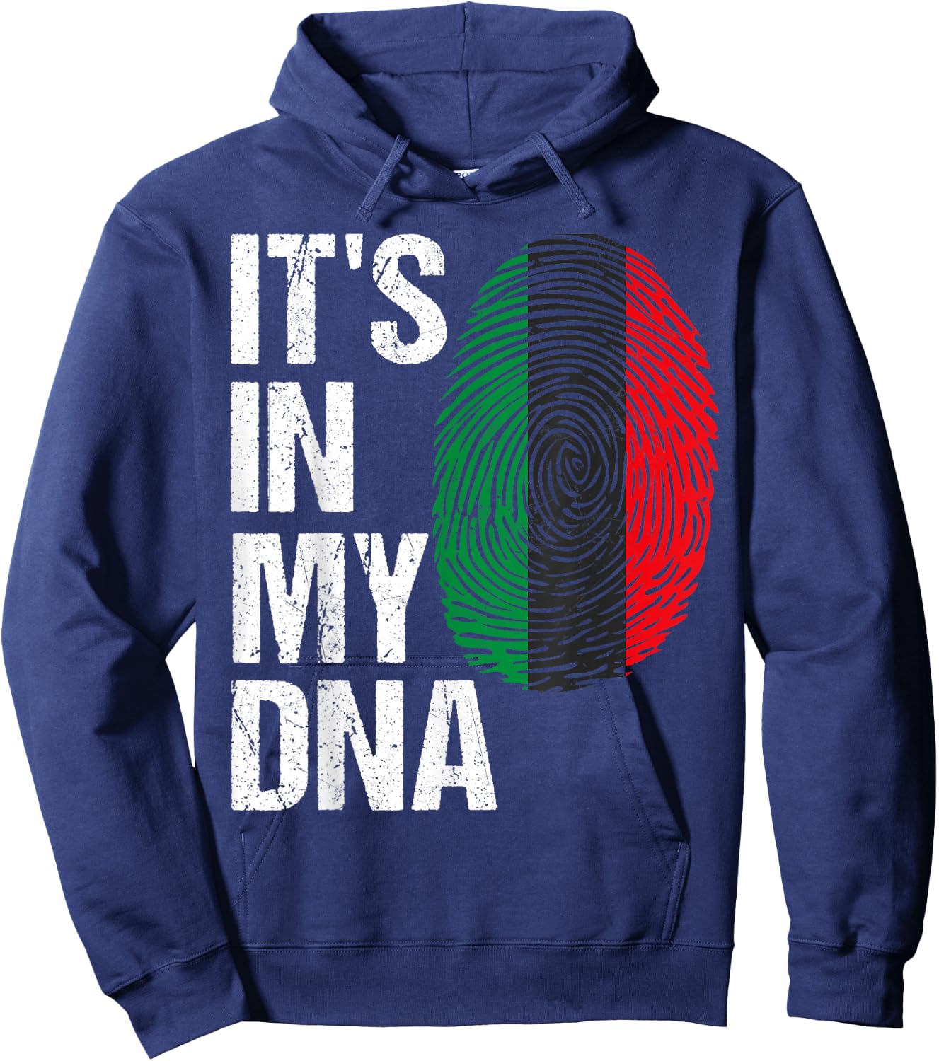 It's My DNA Pride African American Flag Black Liberation Hoodie - Hoodie | Navy