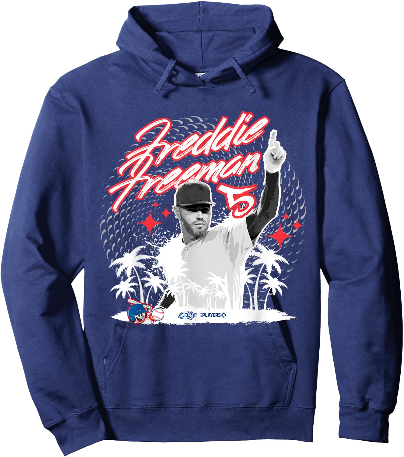 Freddie Freeman Los Angeles Baseball Sket One x MLB Players Hoodie - Hoodie | Navy
