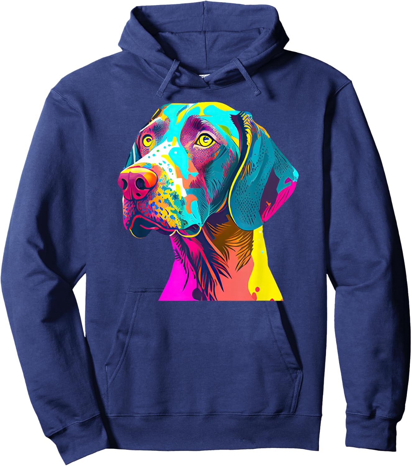 German Pointer Lovers Pop Art German Short Haired Pointer Hoodie - Hoodie | Navy